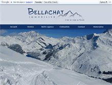 Tablet Screenshot of bellachat-immo.com